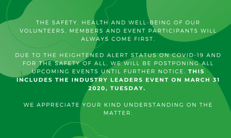 EVENT POSTPONEMENT NOTICE